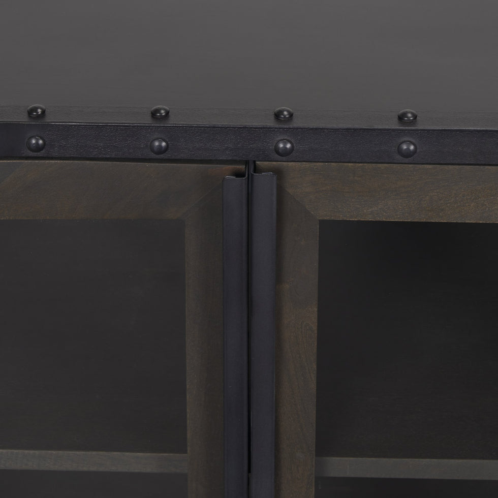 Mercana - Gehry Sideboard in Brown, Solid Wood