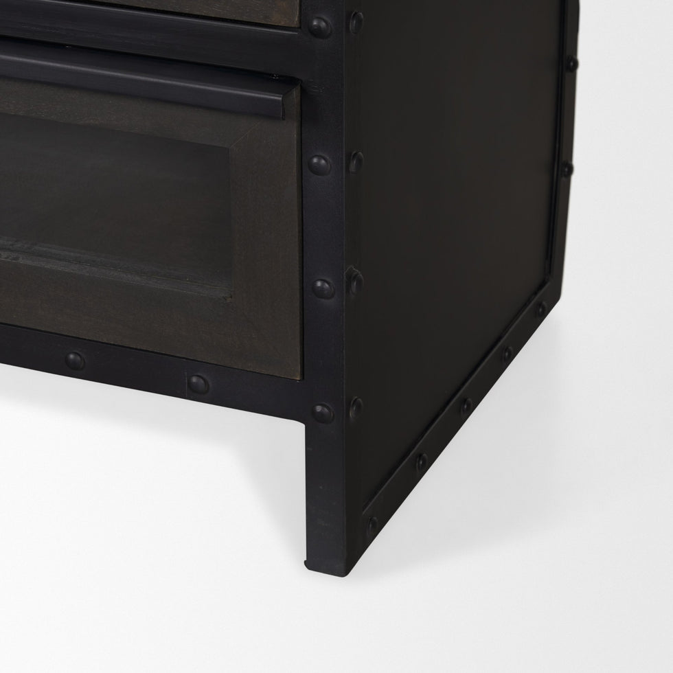 Mercana - Gehry Sideboard in Brown, Solid Wood