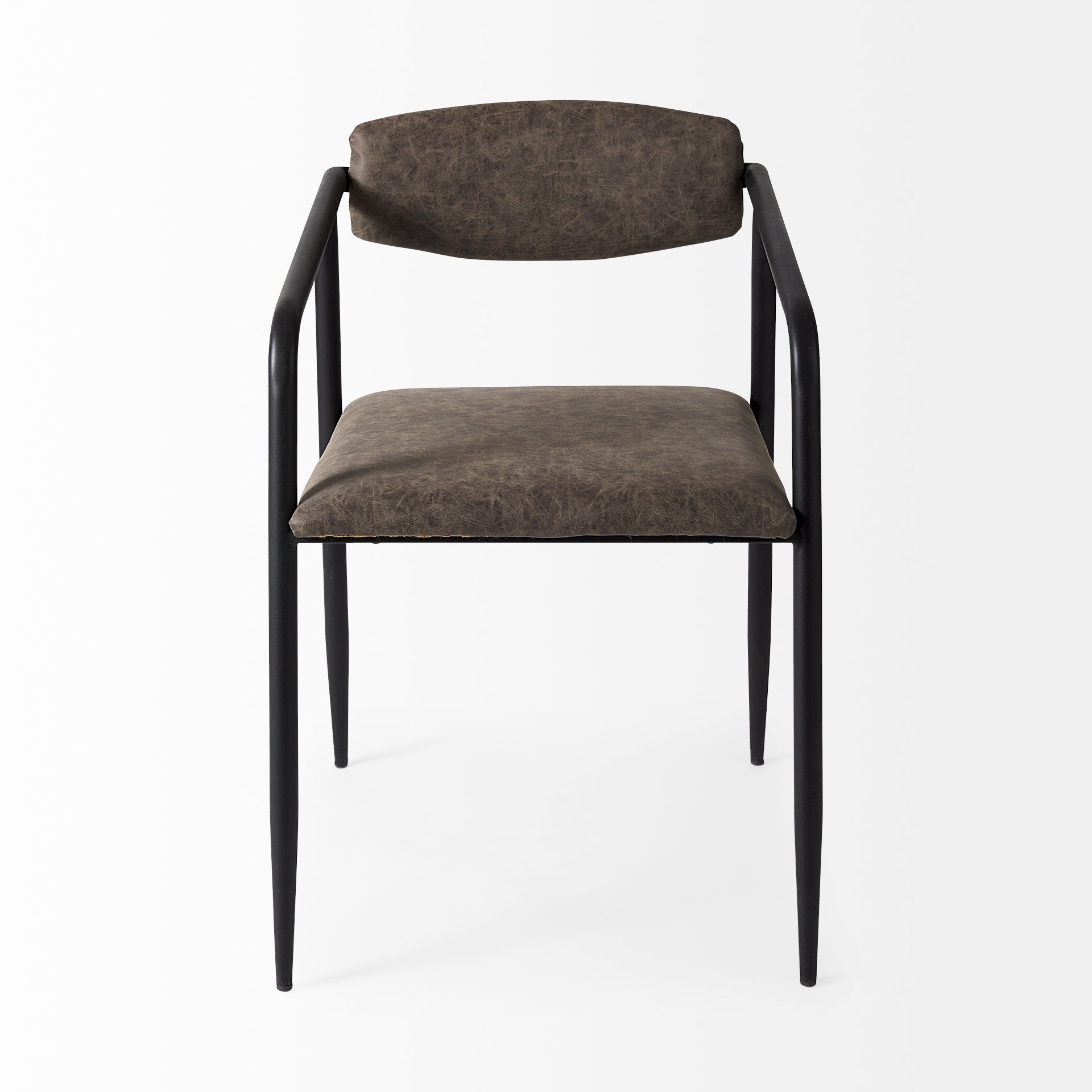 Mercana - Langston Dining Chair (Set of 2) in Black/Brown, Metal