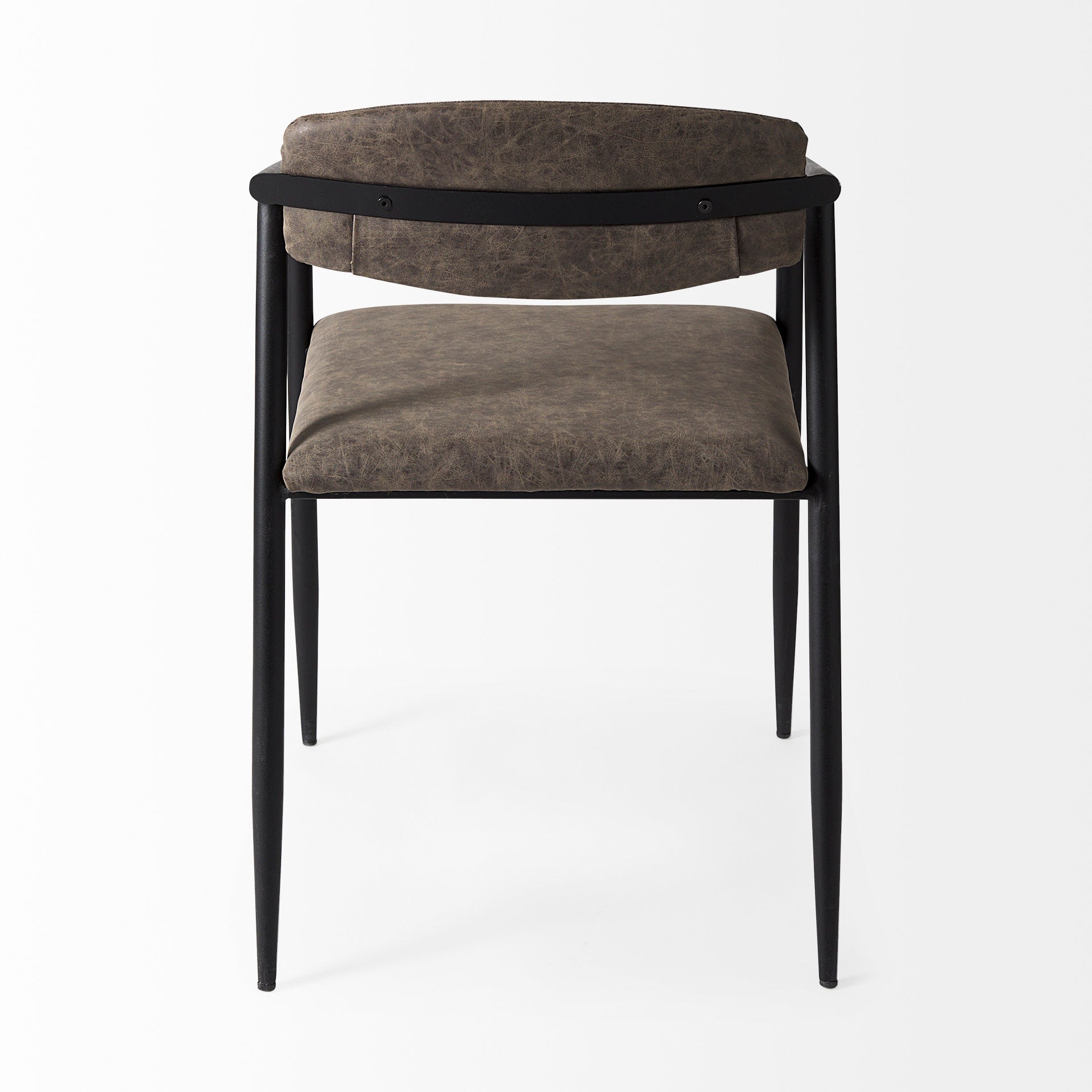 Mercana - Langston Dining Chair (Set of 2) in Black/Brown, Metal