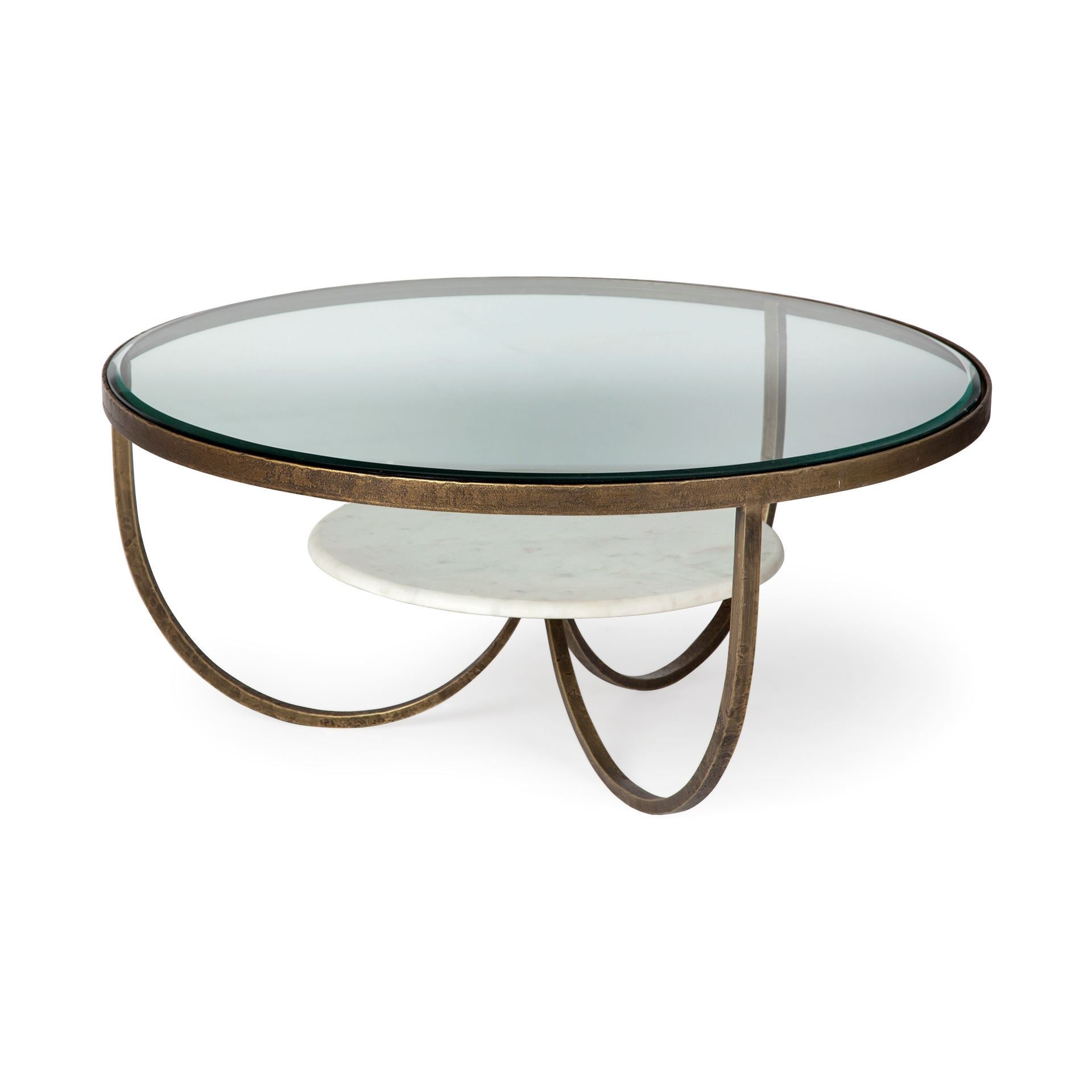 Mercana - Reinhardt Coffee Table in Gold, Metal