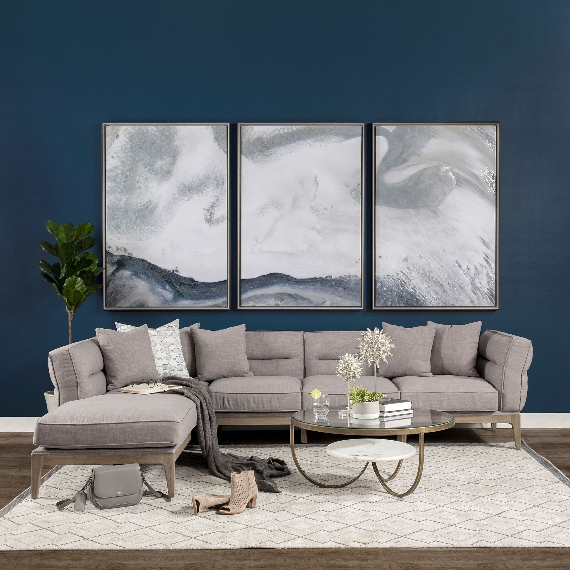 Mercana - Reinhardt Coffee Table in Gold, Metal