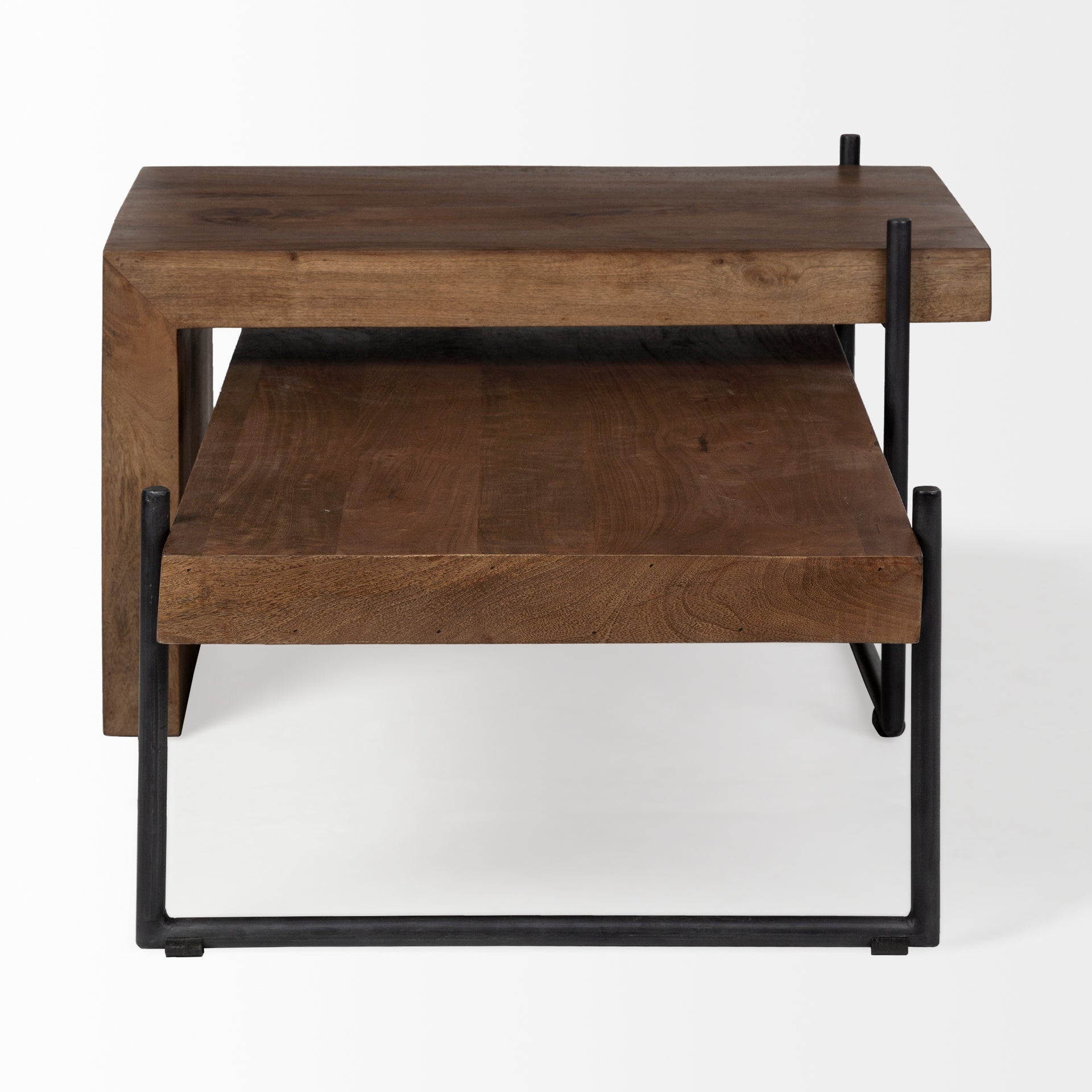 Mercana - Maddox Coffee Table in Black, Solid Wood