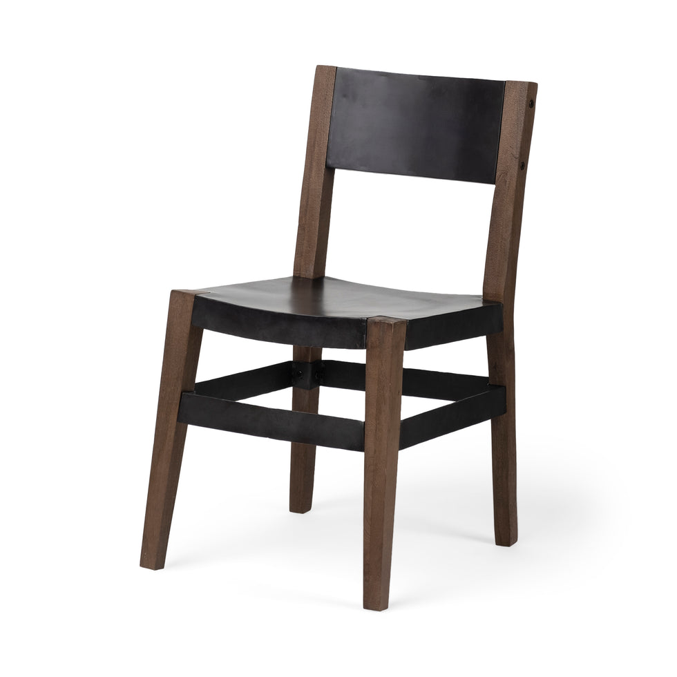 Mercana - Nell Dining Chair in Black, Metal