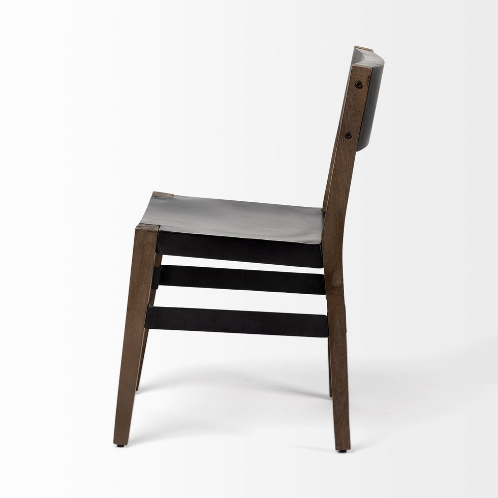 Mercana - Nell Dining Chair in Black, Metal