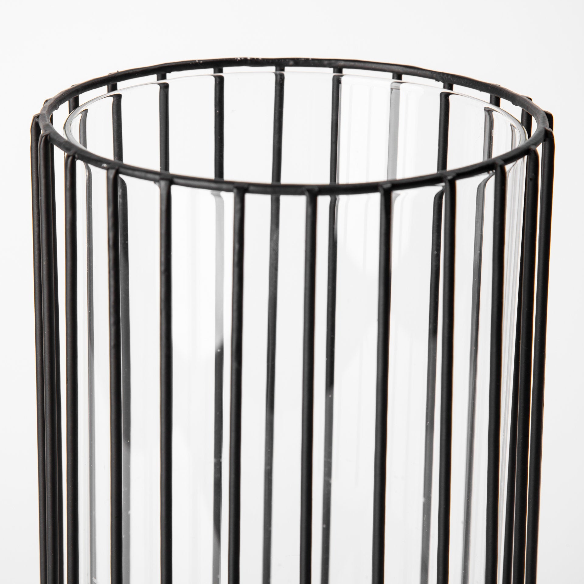 Mercana - Velo Candle Holder in Black, Metal