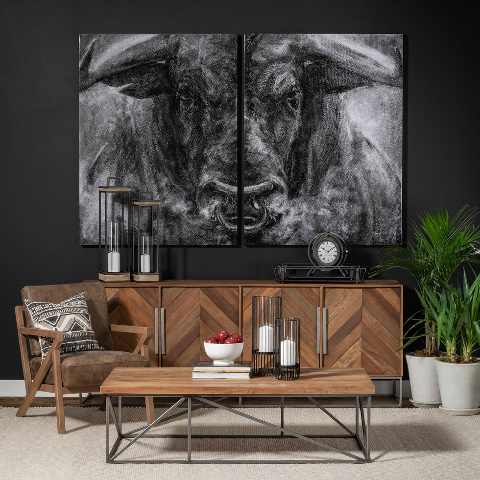 Mercana - Velo Candle Holder in Black, Metal