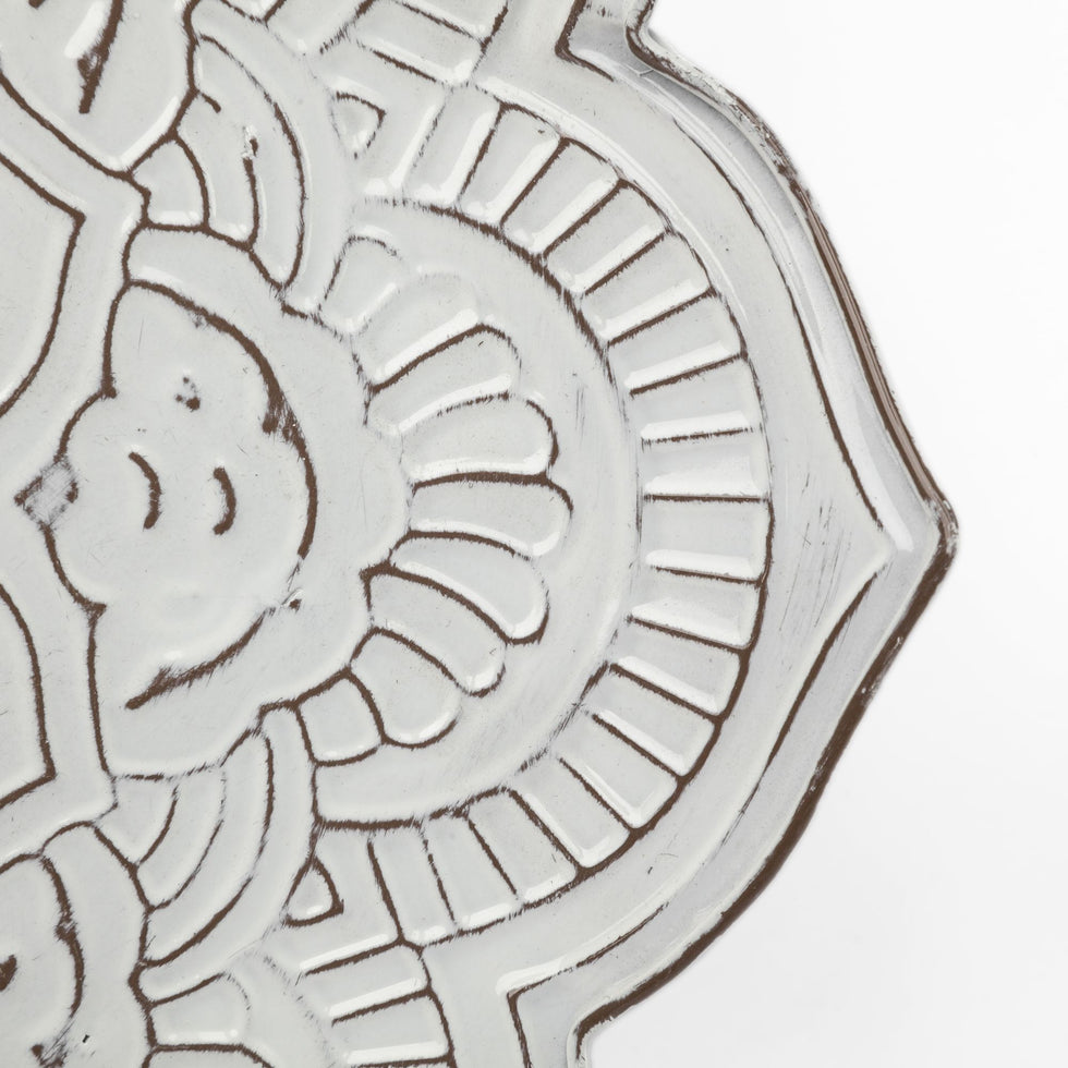 Mercana - Miranda Stamped Metal Lotus Flower Wall Decor (Set of 2)