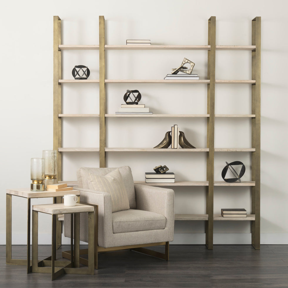 Mercana - Rupert Accent Chair in Cream, Linen