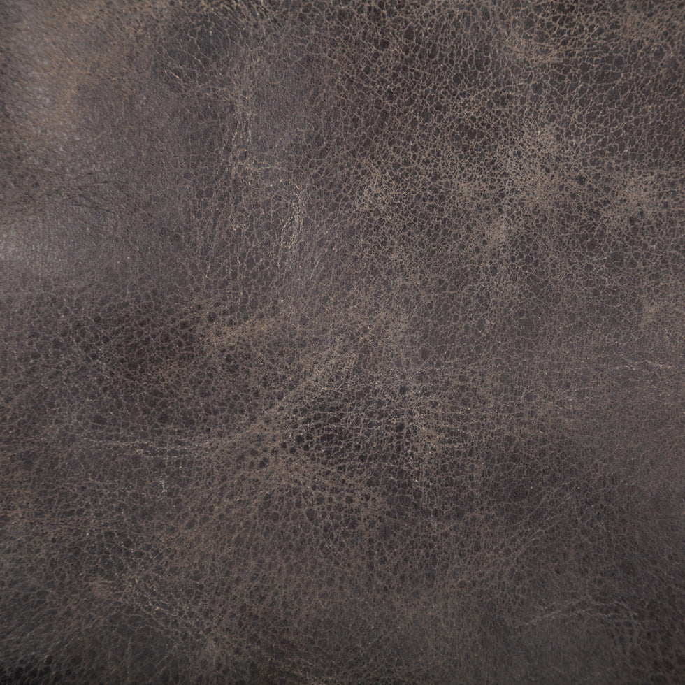 Mercana - Colarado Leather Accent Chair in Black, Iron