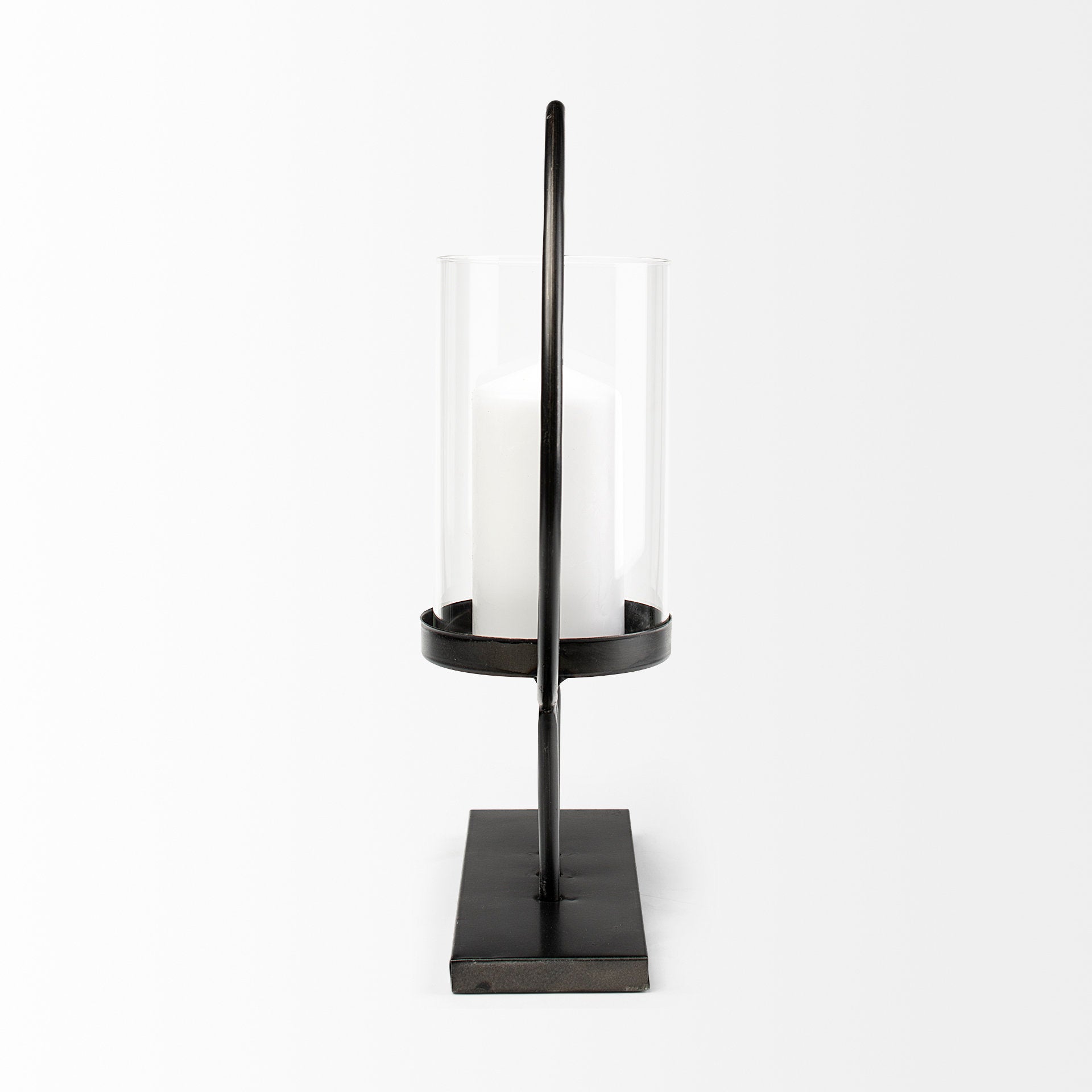 Mercana - Saturn Candle Holder in Black/White, Metal