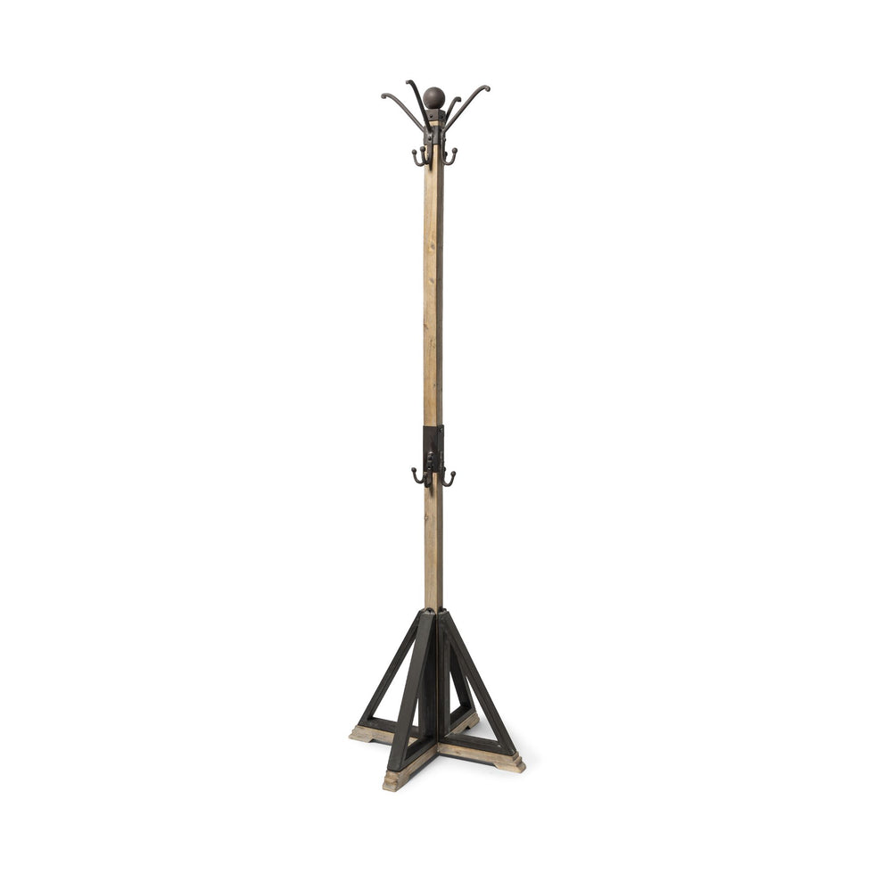 Mercana - Lamda Coat Rack in Dark Brown, Metal