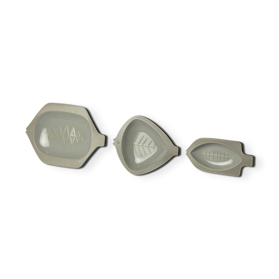 Mercana - Samira Metal Decorative Fish Trays (Set of 3)