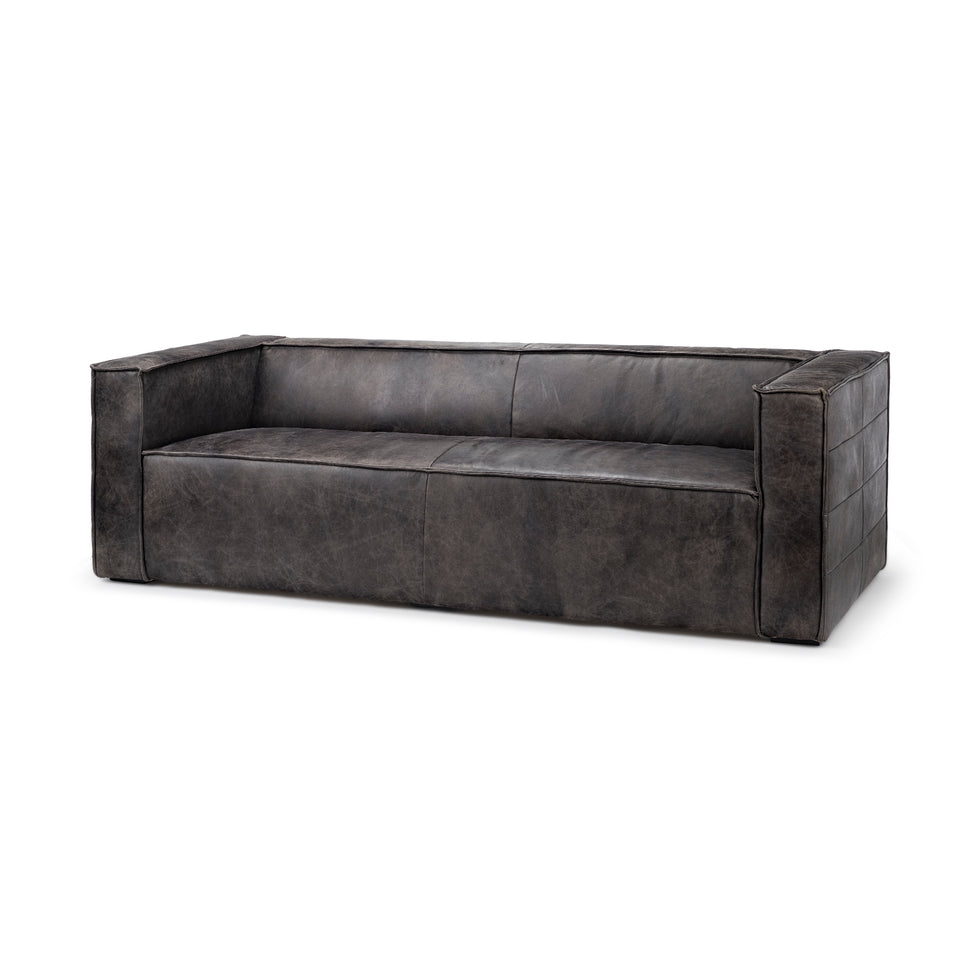 Mercana - Stinson Sofa in Black, Upholstered