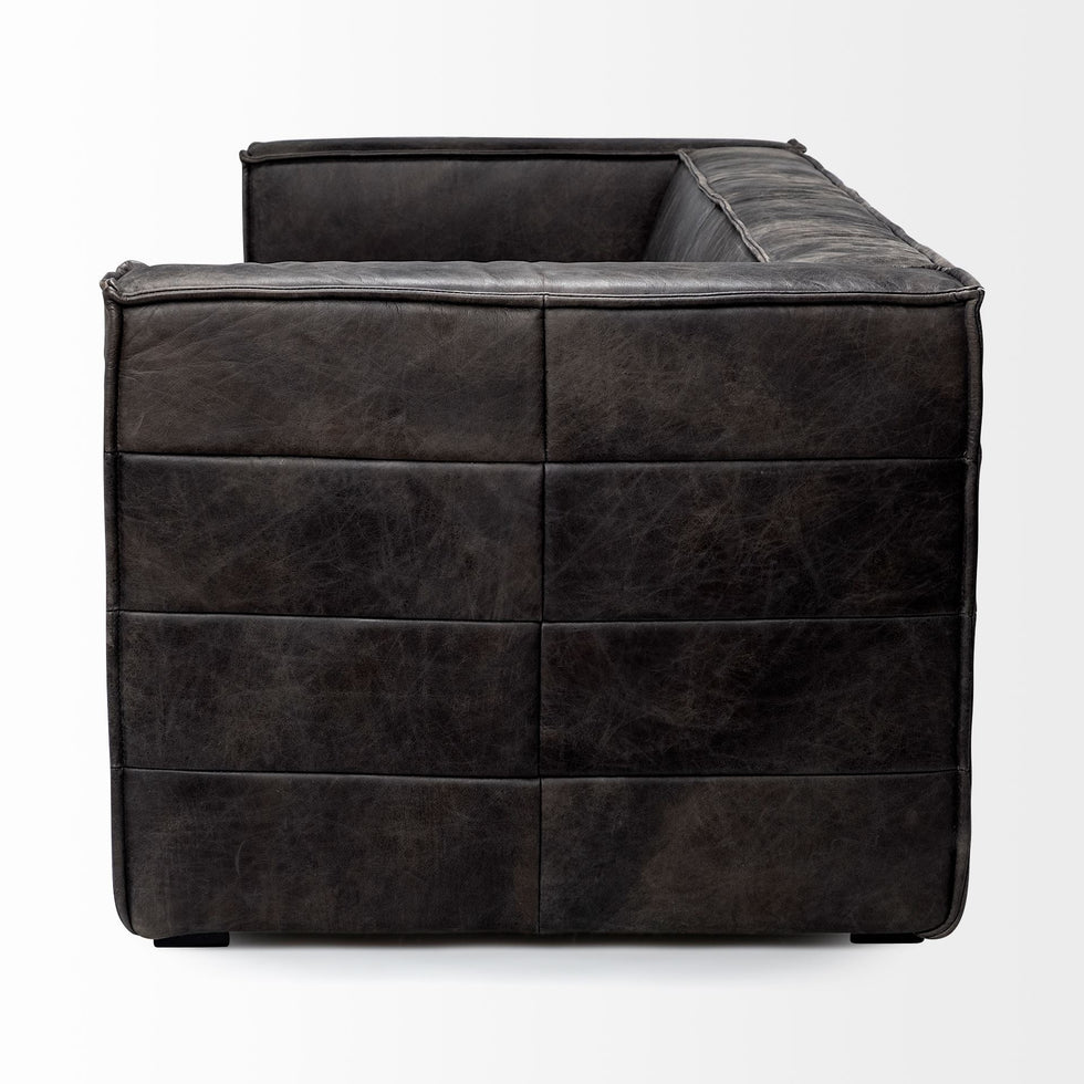 Mercana - Stinson Sofa in Black, Upholstered