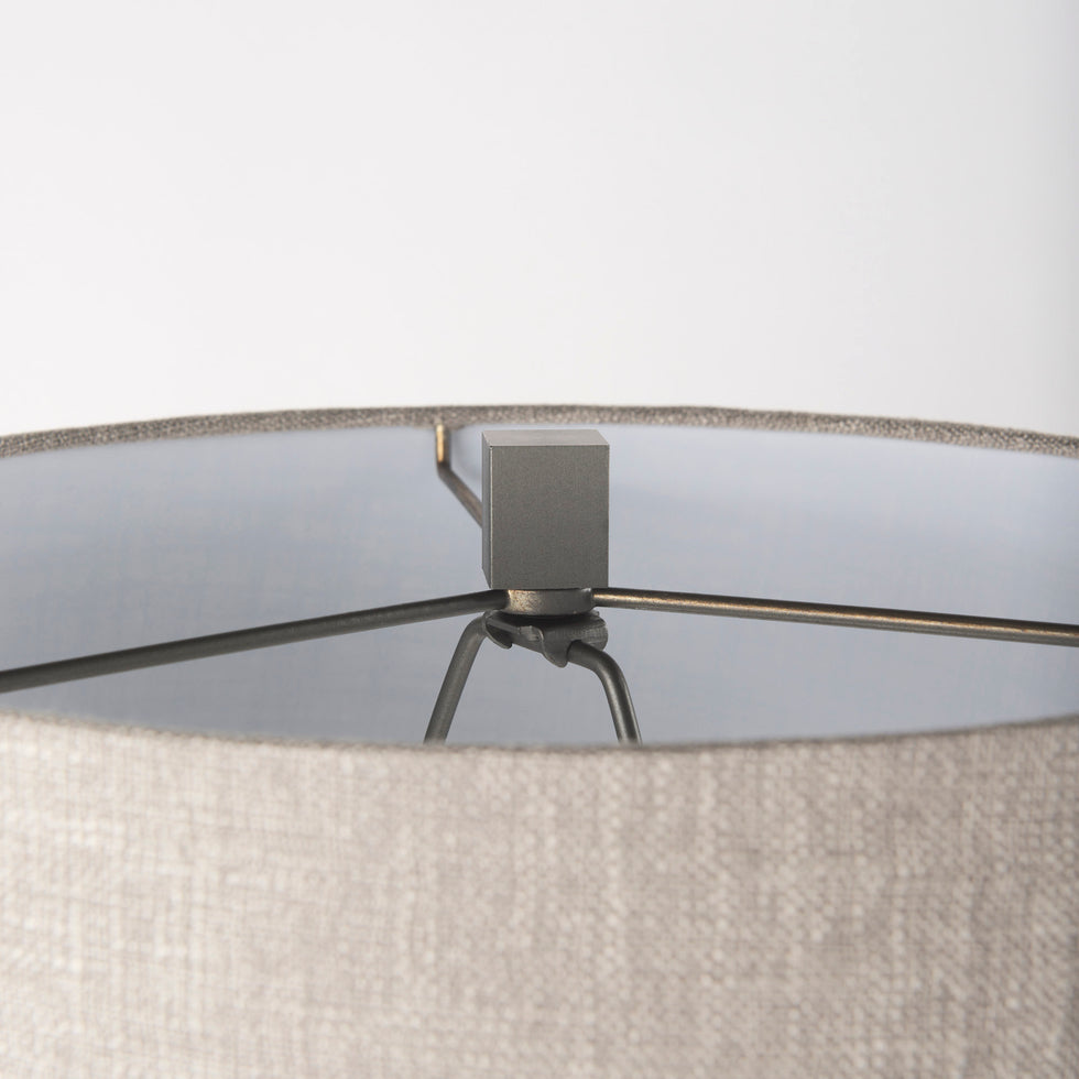 Mercana - Raen Table Lamp in Beige, Metal