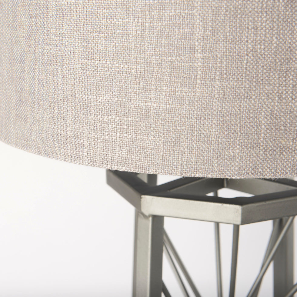 Mercana - Raen Table Lamp in Beige, Metal