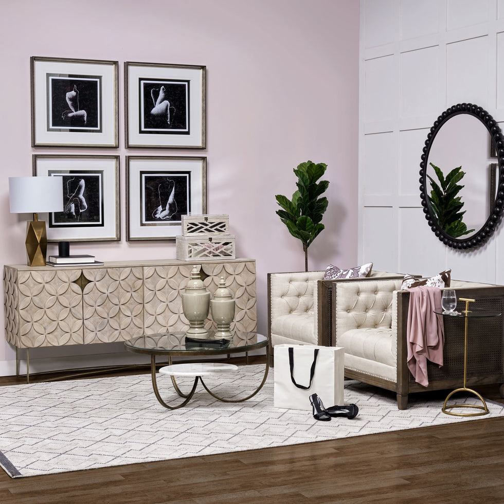 Mercana - Excelsior Sideboard in Brown, Solid Wood