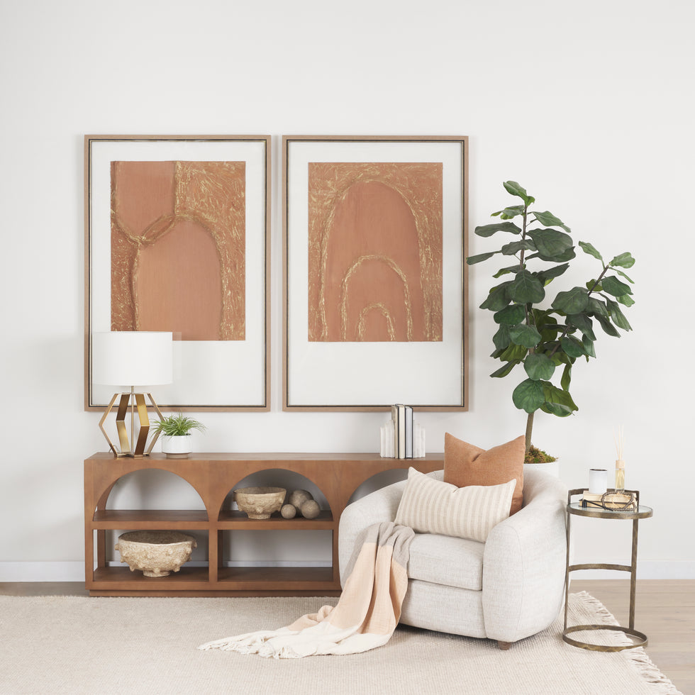 Mercana - Reimer Accent Table in Gold, Metal