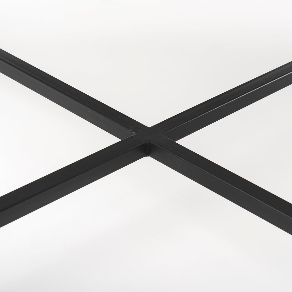 Mercana - Lucas Coffee Table in Black, Metal