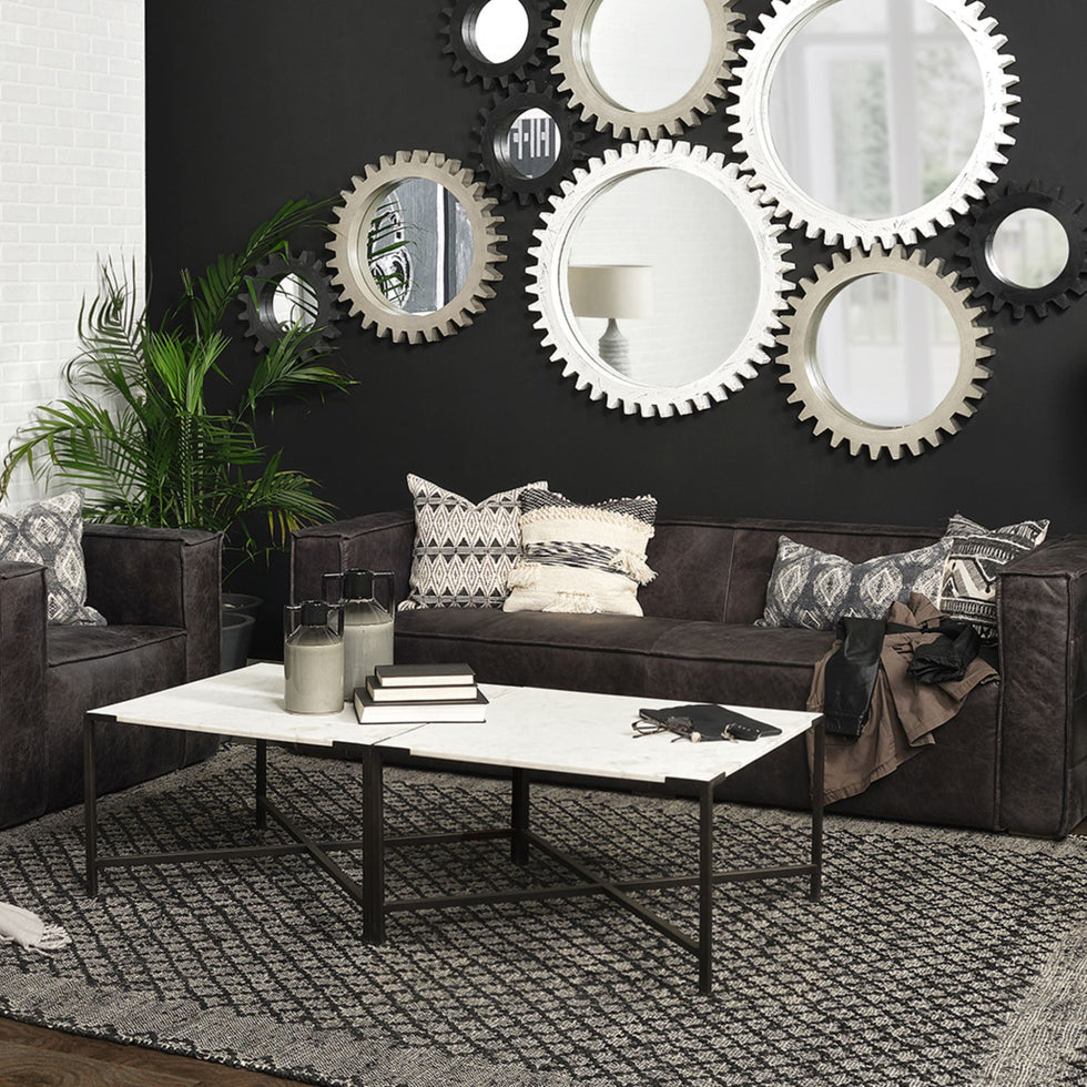 Mercana - Lucas Coffee Table in Black, Metal