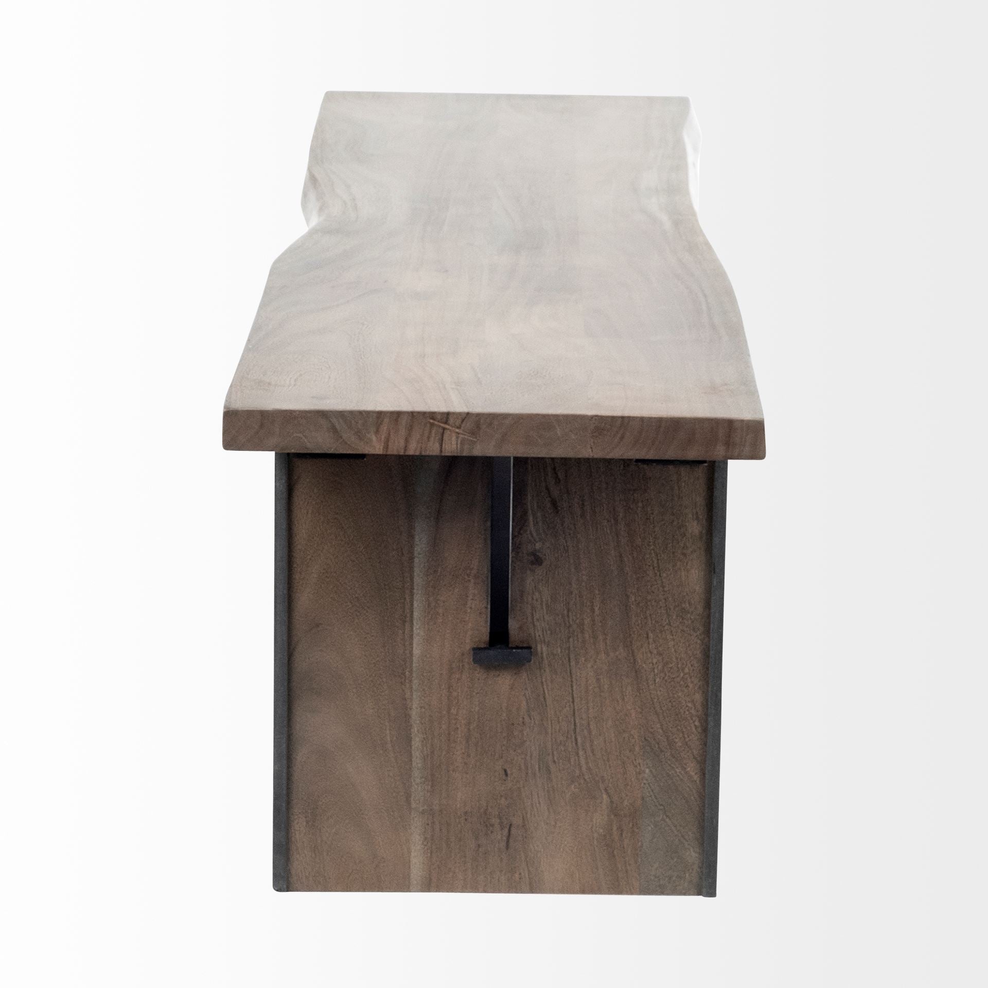 Mercana - Ledger Bench in Brown, Solid Wood
