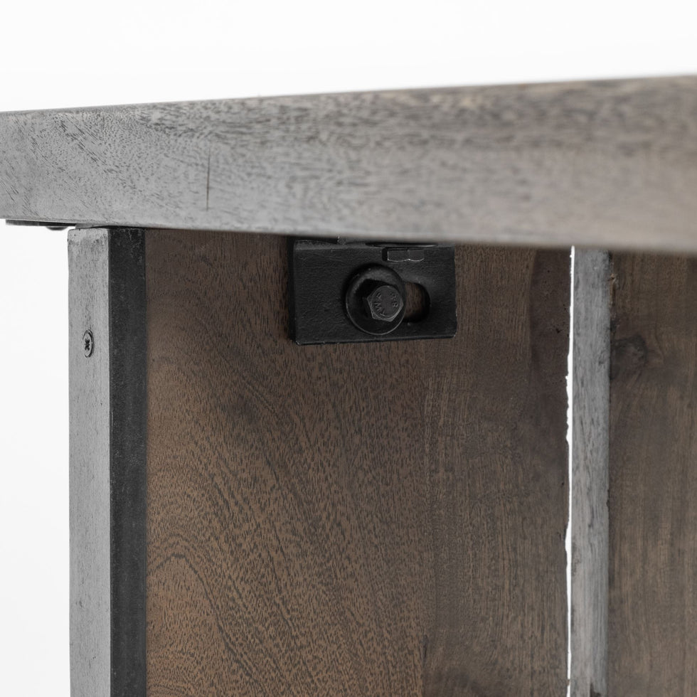 Mercana - Ledger Bench in Brown, Solid Wood