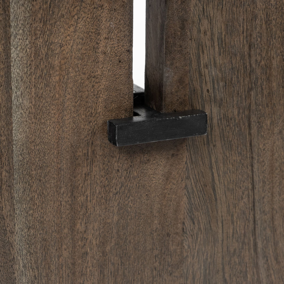 Mercana - Ledger Bench in Brown, Solid Wood