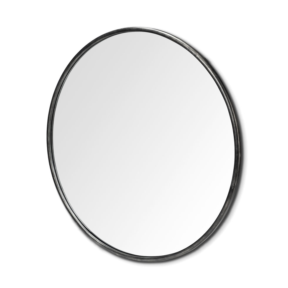 Mercana - Piper Metal Round Wall Mirror