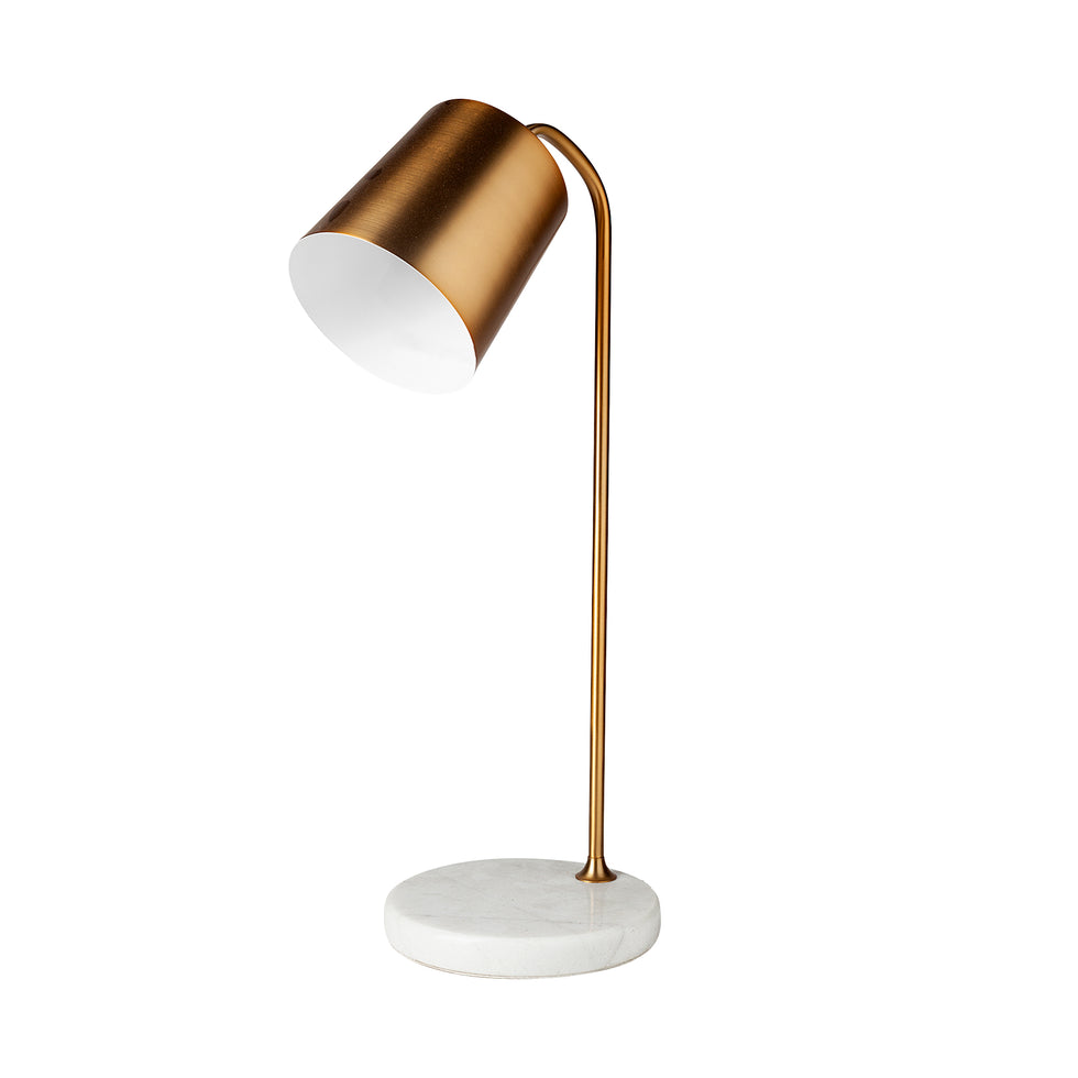 Mercana - Sanderson Table Lamp in Gold, Marble