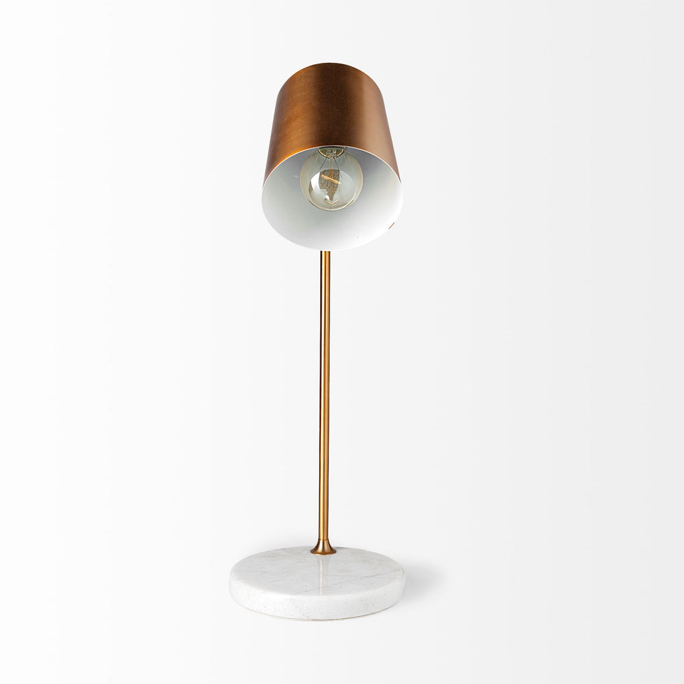 Mercana - Sanderson Table Lamp in Gold, Marble