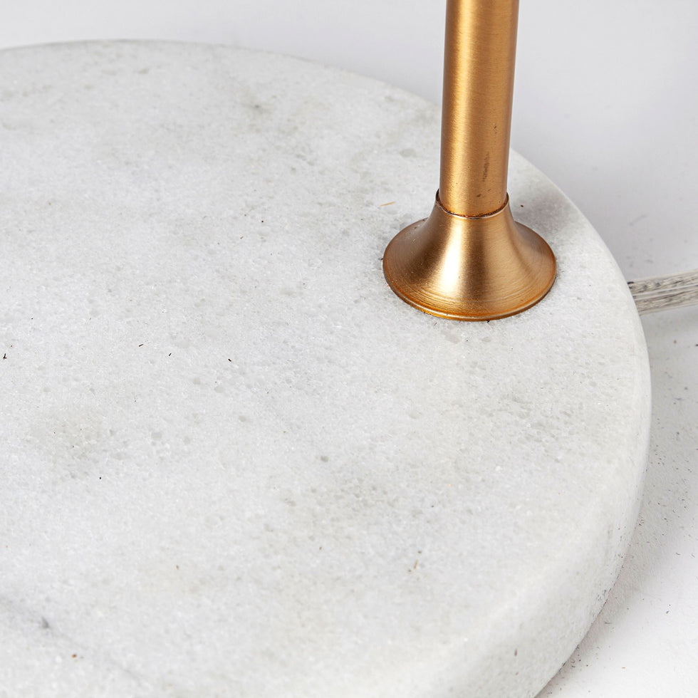 Mercana - Sanderson Table Lamp in Gold, Marble