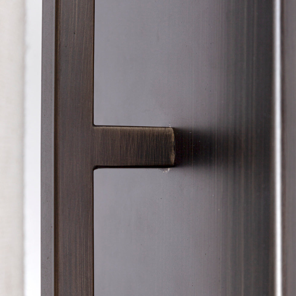 Mercana - Smithe Wall Sconce in Black, Fabric