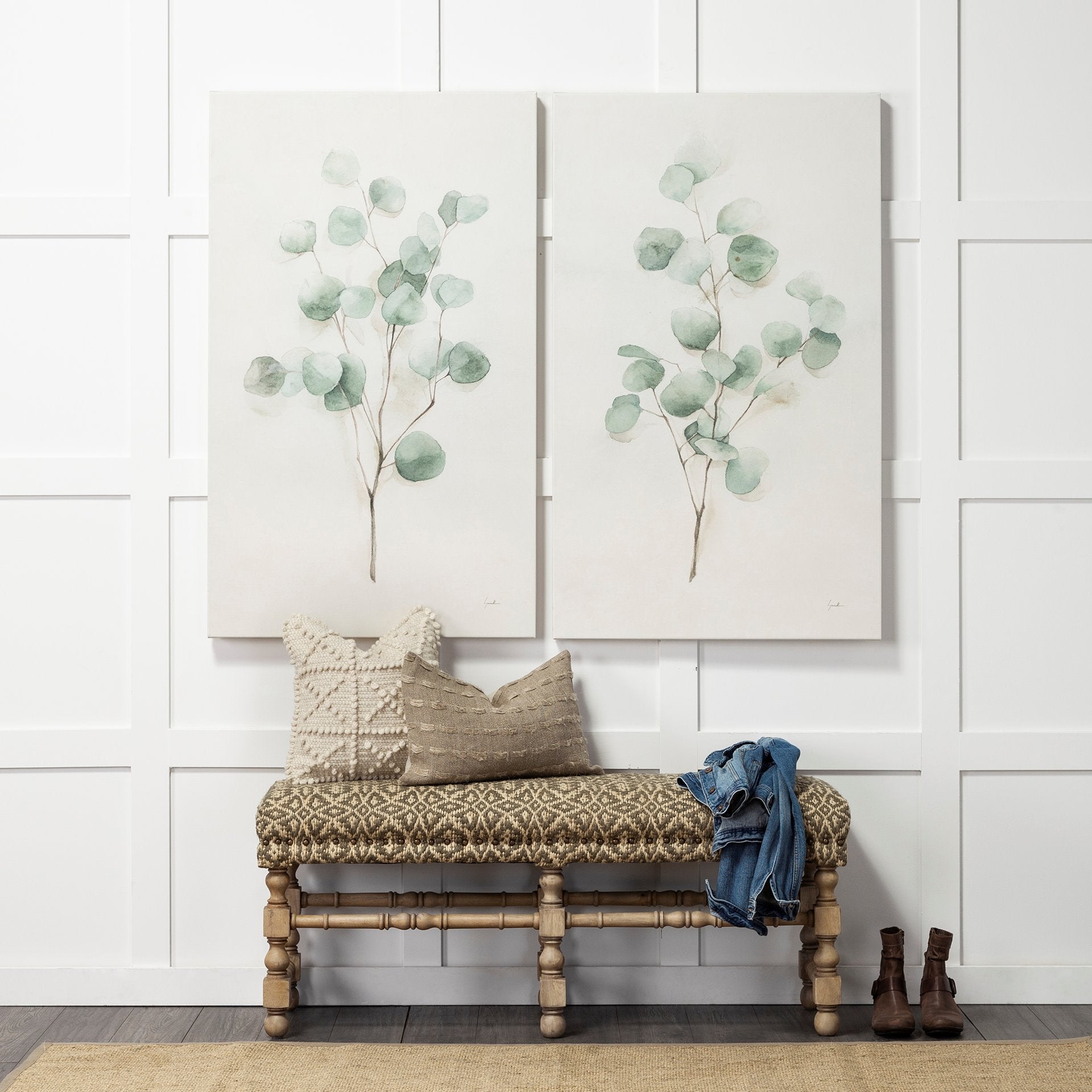 Mercana - Leroy Pillow in Cream, Wool Blend