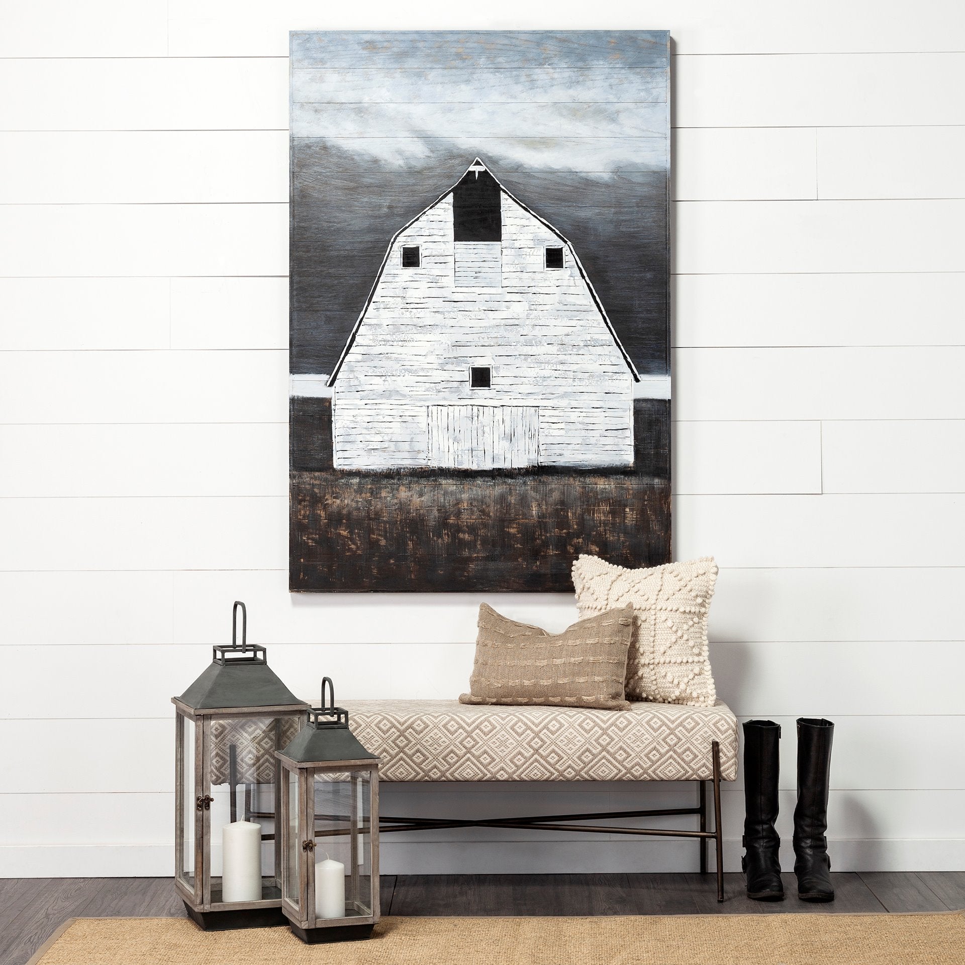 Mercana - Leroy Pillow in Cream, Wool Blend