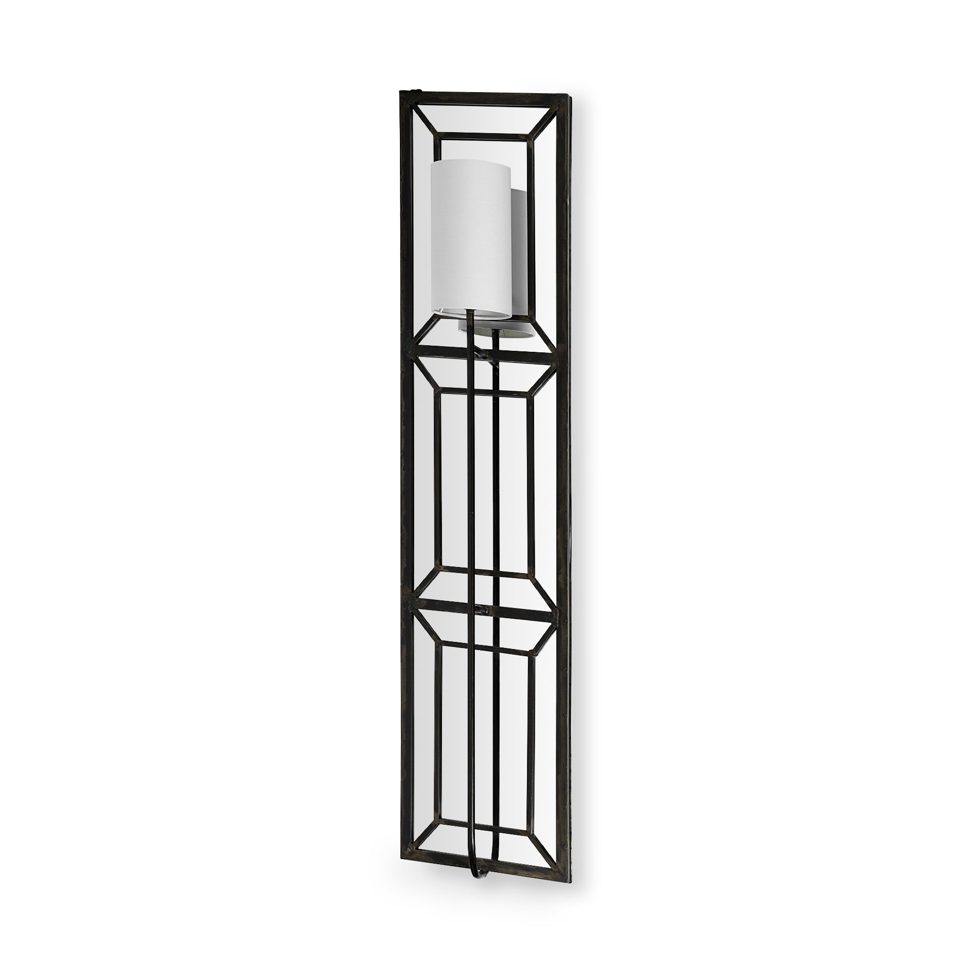 Mercana - Noah Wall Sconce in Black, Metal