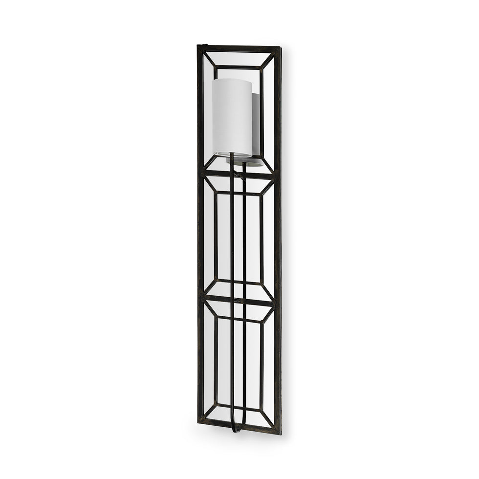 Mercana - Noah Wall Sconce in Black, Metal