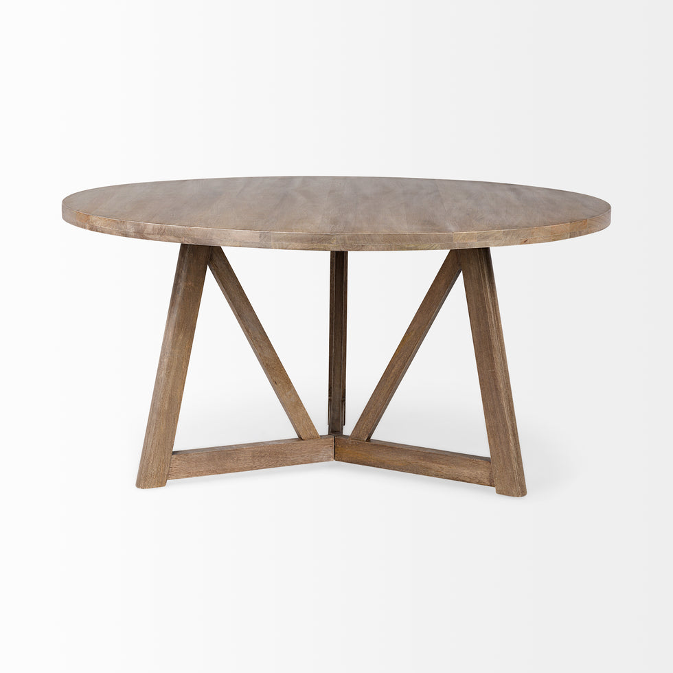 Mercana - Legolas Dining Table in Brown, Solid Wood