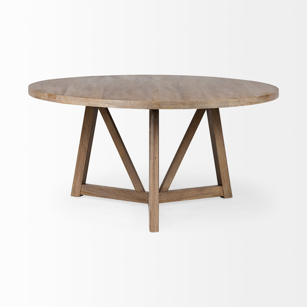 Mercana - Legolas Dining Table in Brown, Solid Wood