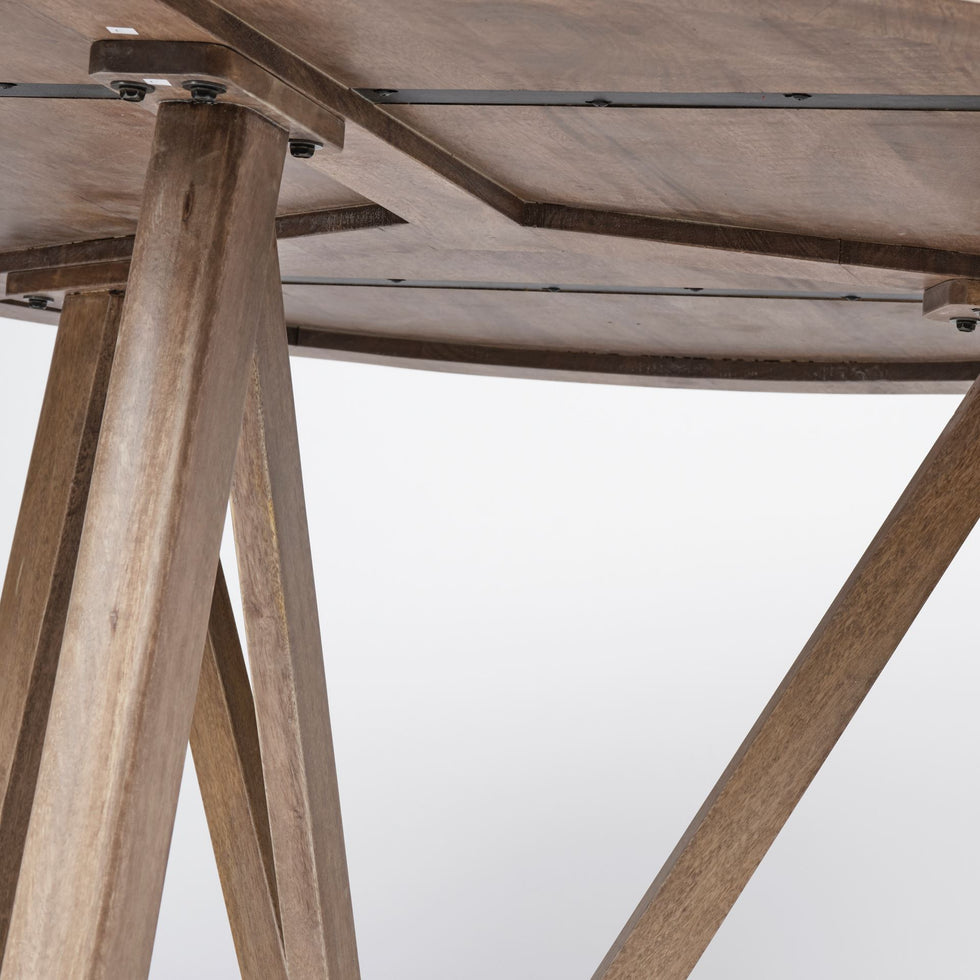 Mercana - Legolas Dining Table in Brown, Solid Wood