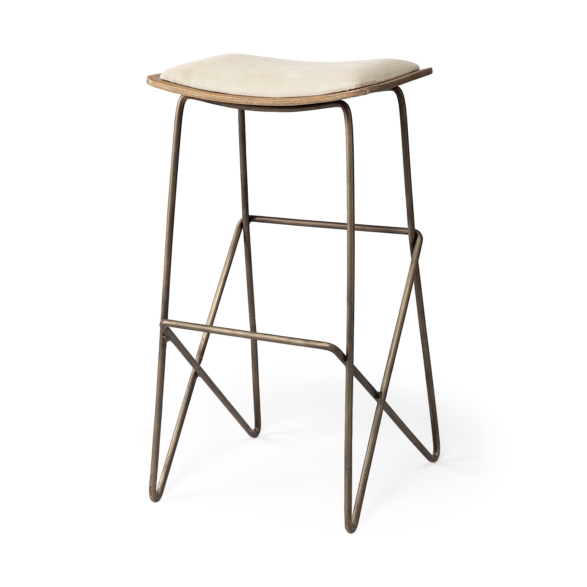 Mercana Katniss Upholstered Seat Bar/Counter Stool