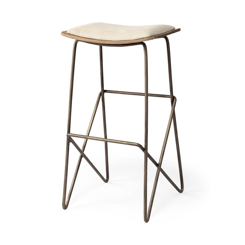 Mercana Katniss Upholstered Seat Bar/Counter Stool