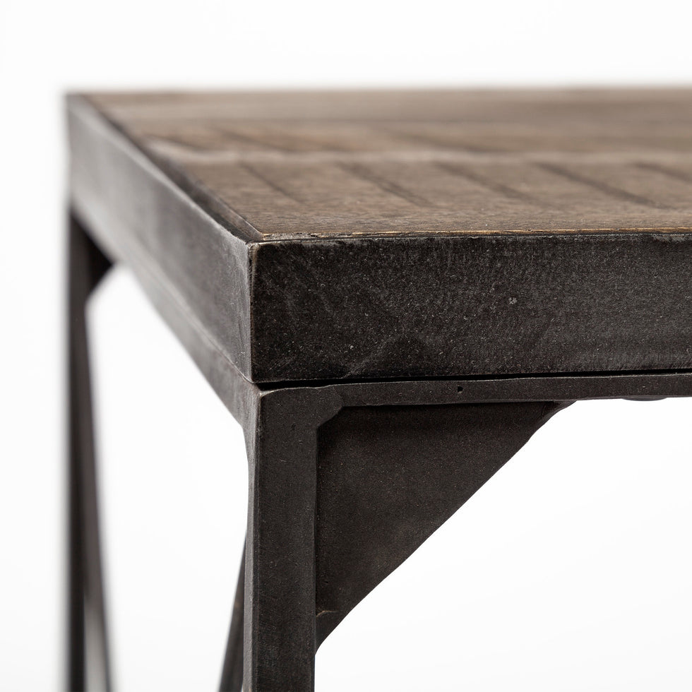 Mercana - Trestman End Table in Brown, Metal