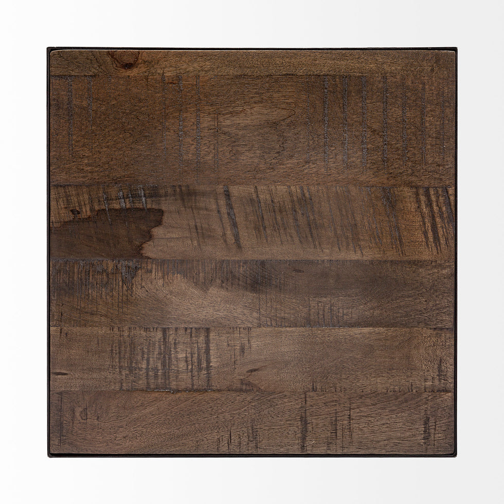 Mercana - Trestman End Table in Brown, Metal