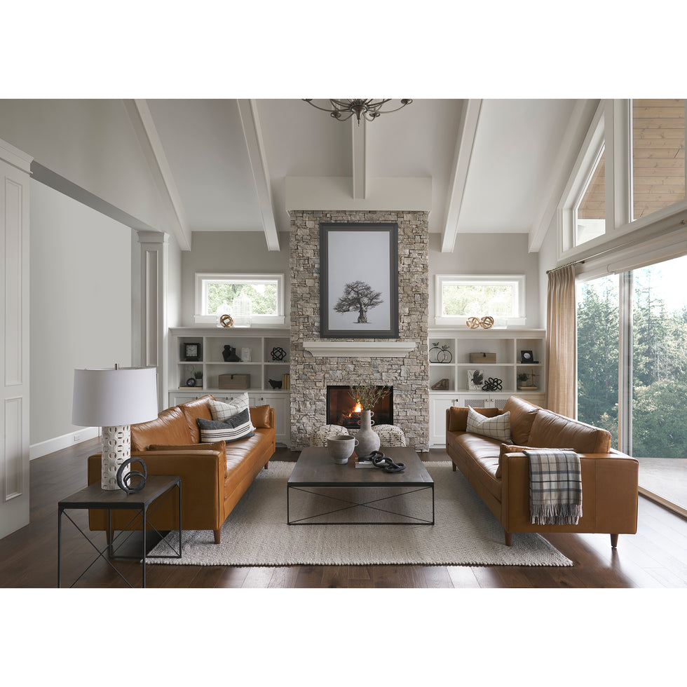 Mercana - Trestman End Table in Brown, Metal