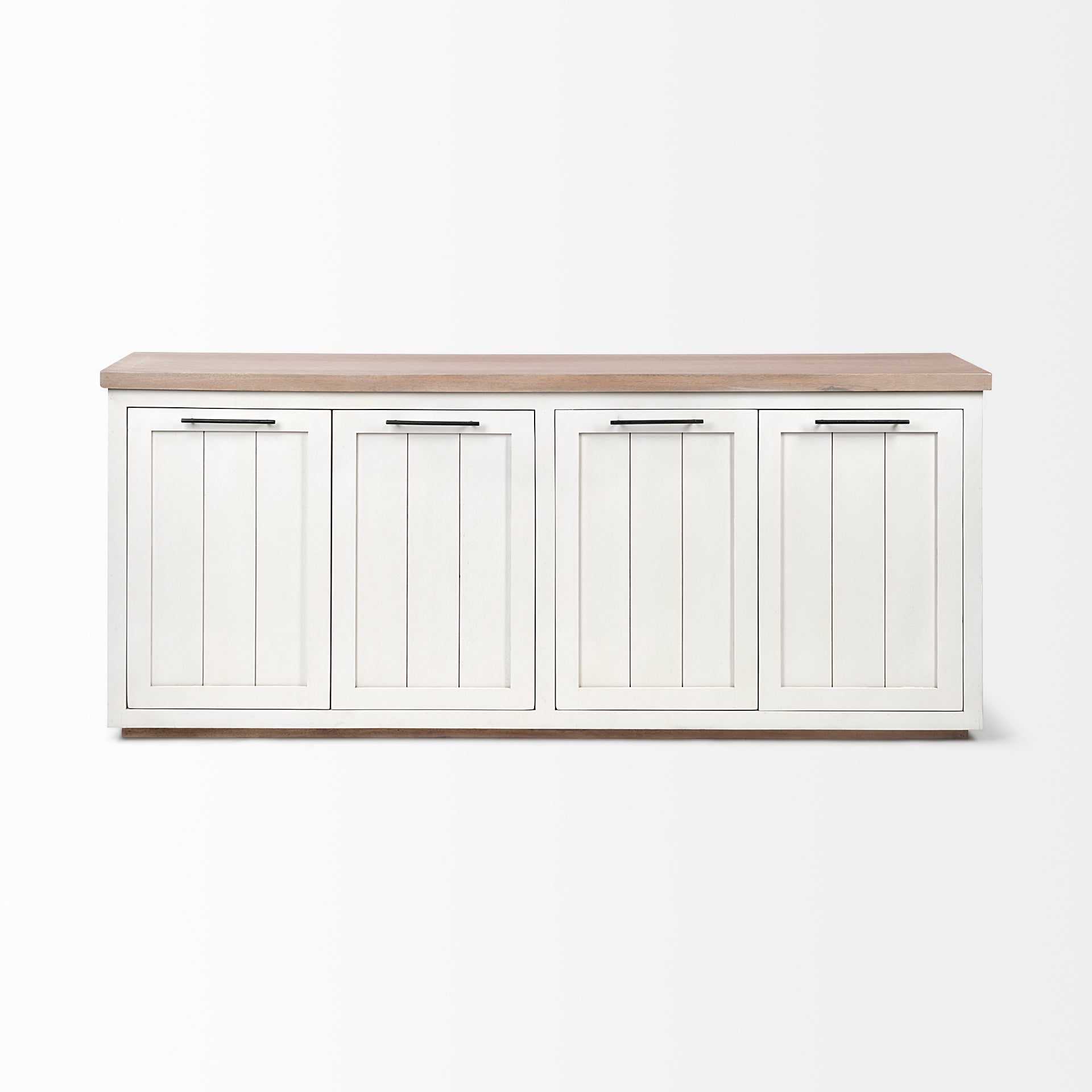 Mercana - Fairview Sideboard in Brown/White, Solid Wood