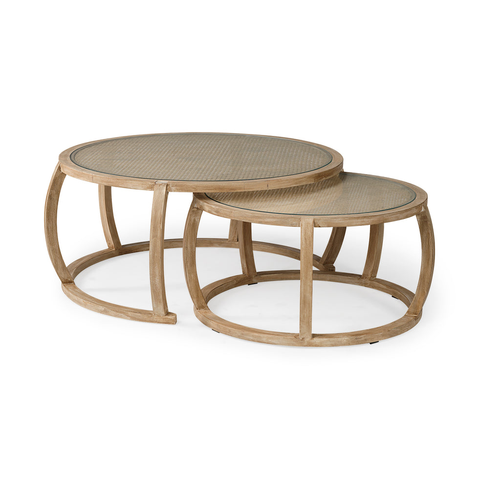 Mercana - Hubbard Coffee Table in Brown, Wood