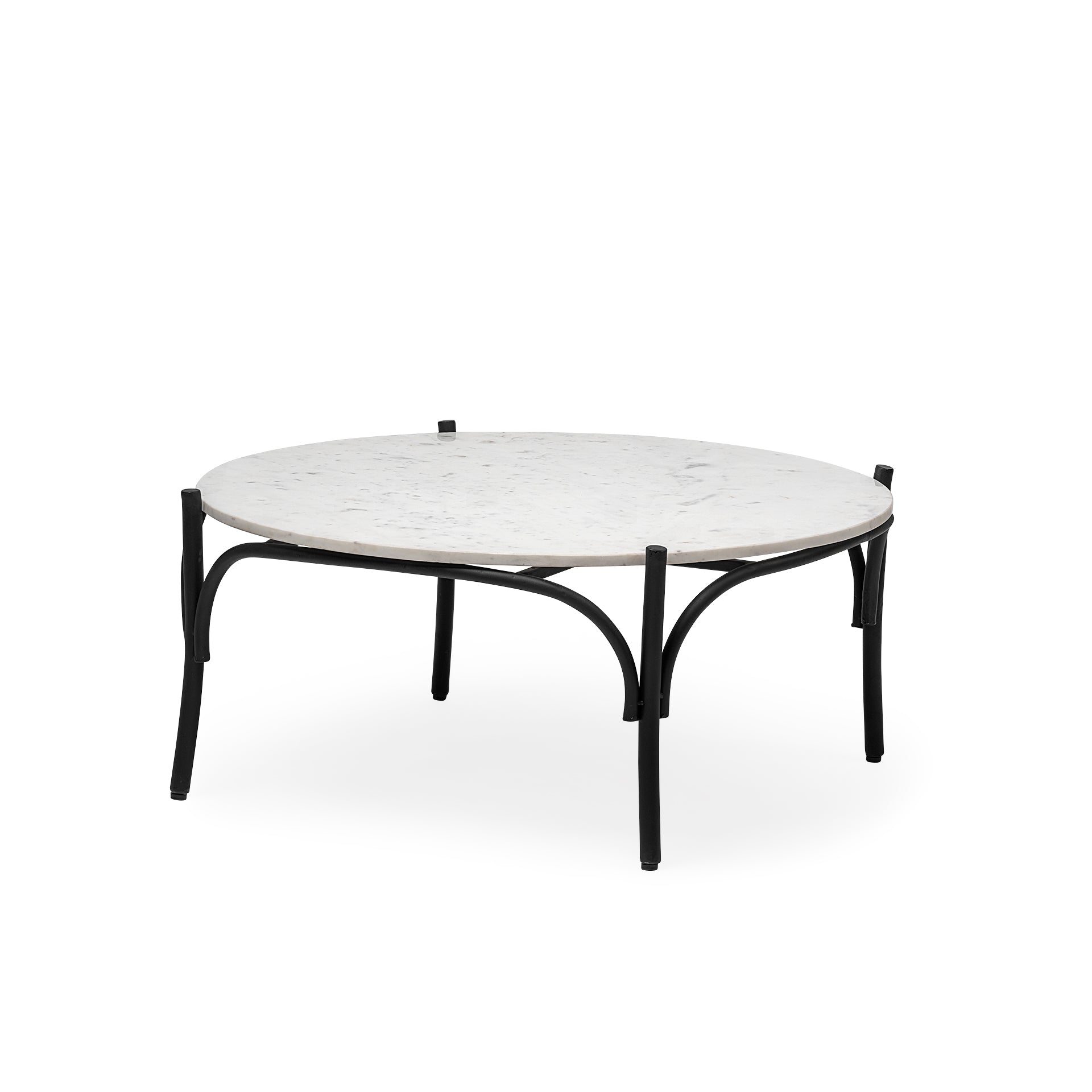 Mercana - Etienne Coffee Table in Black/White, Metal