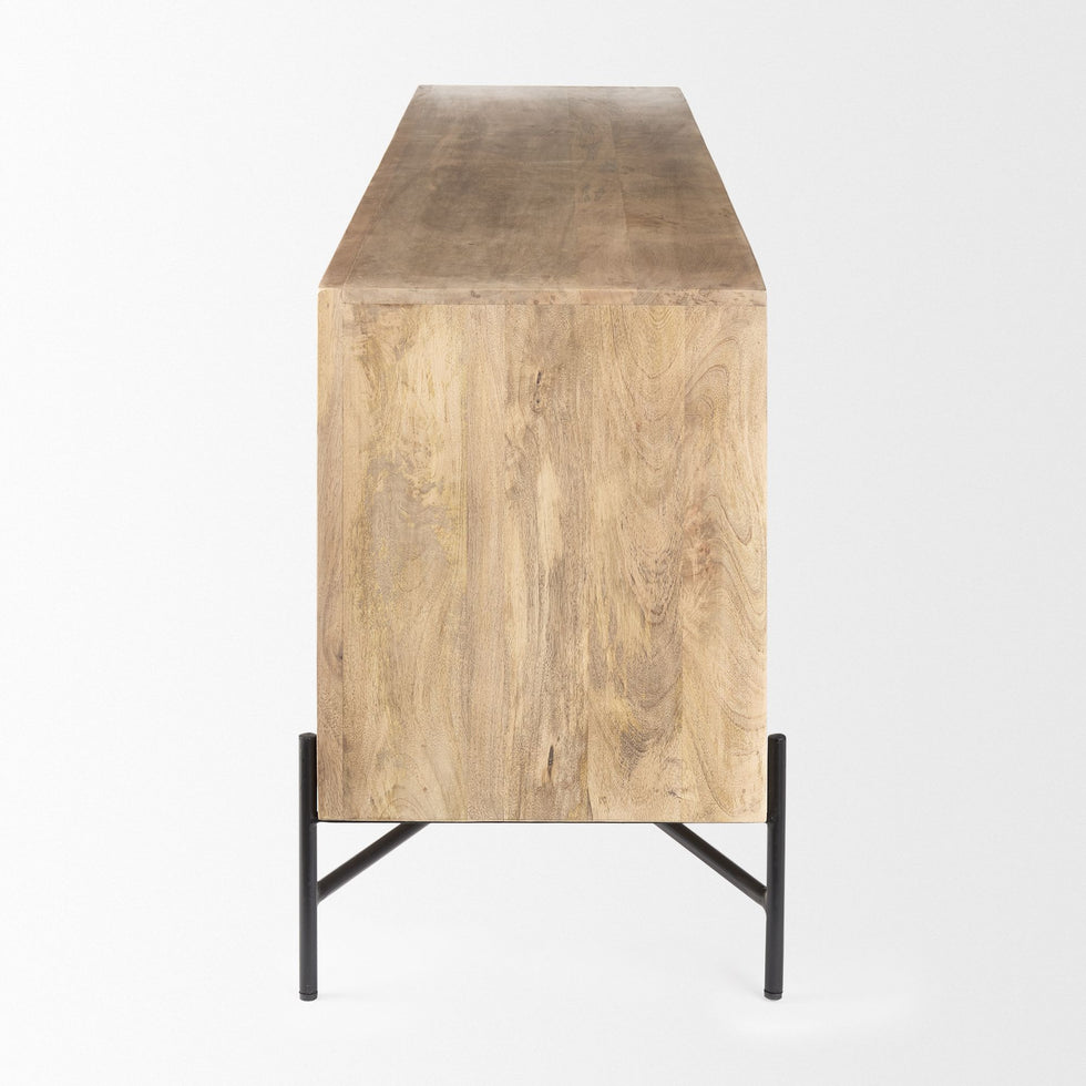 Mercana Cairo Sideboard - Brown, Wood/Metal