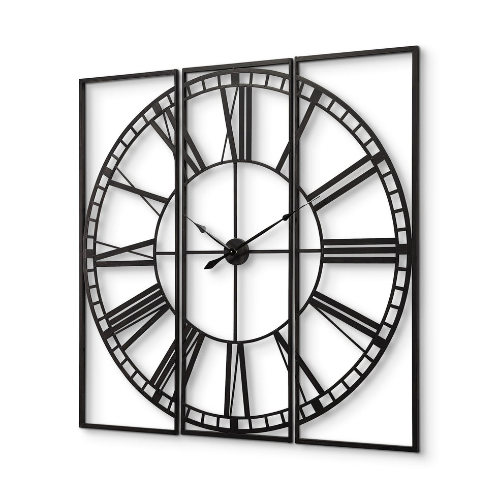 Mercana - Norwood 60" Square Oversized Industrial Wall Clock